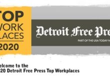 Detroit Free Press Top Work Places 2020