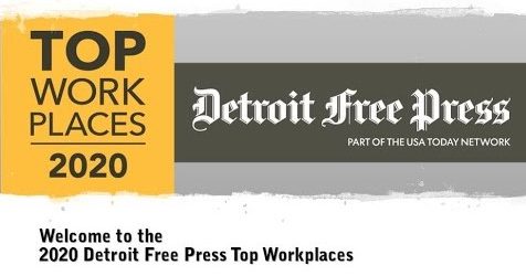 Detroit Free Press Top Work Places 2020
